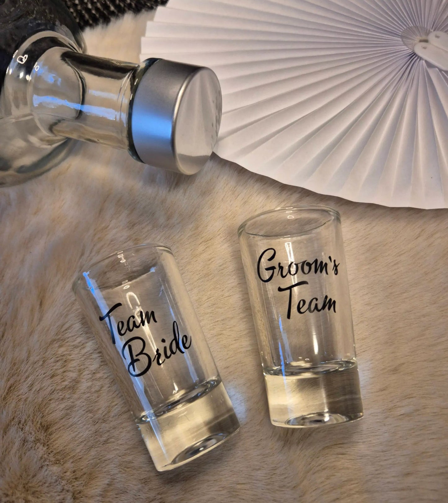 Schapsgläser JGA / Hochzeit