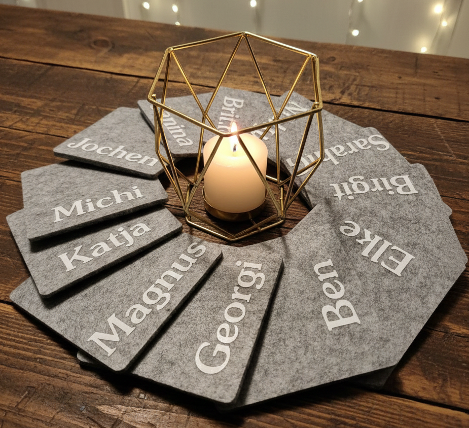 Untersetzer personalisiert