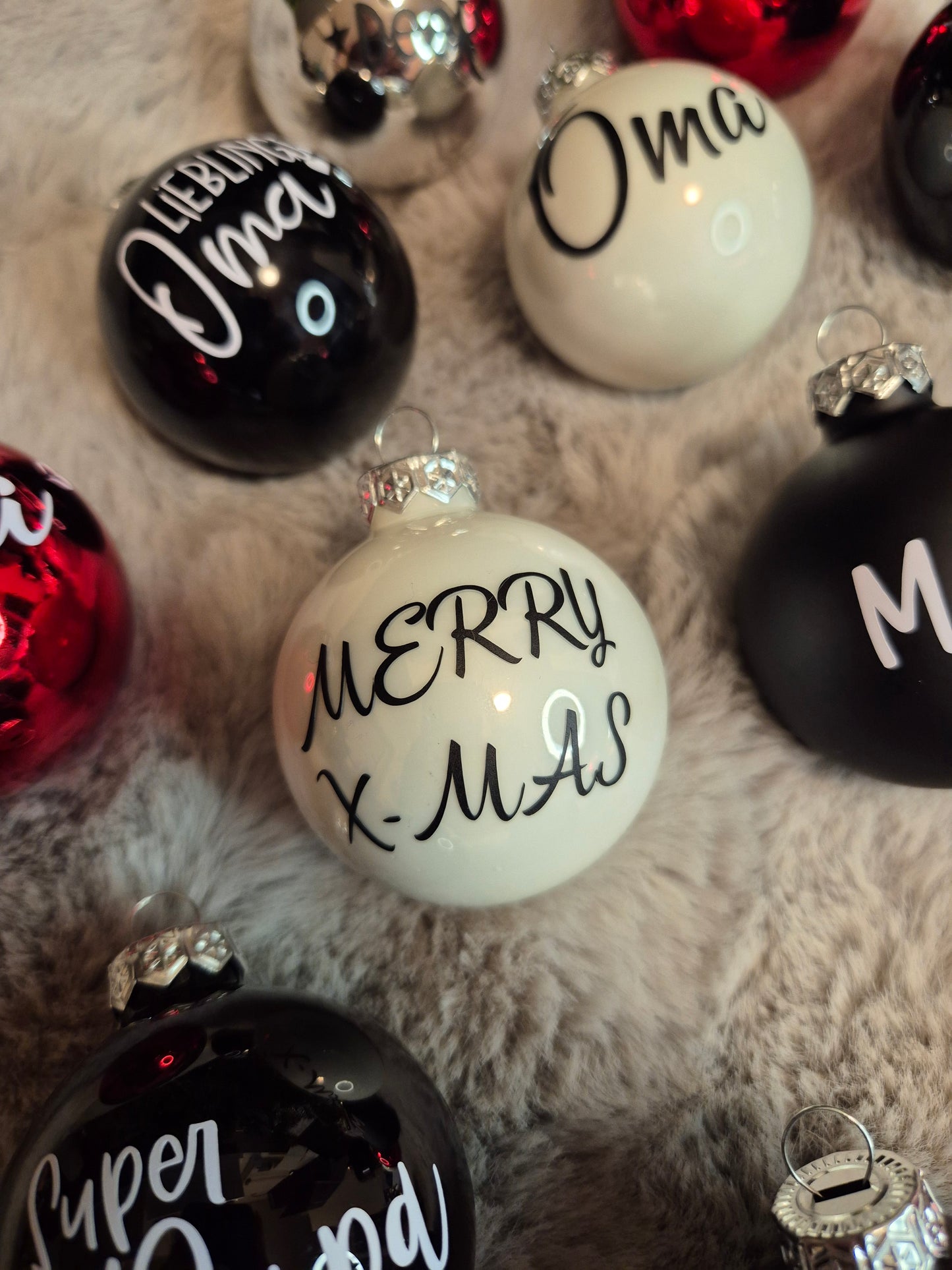 Weihnachtskugeln Glas