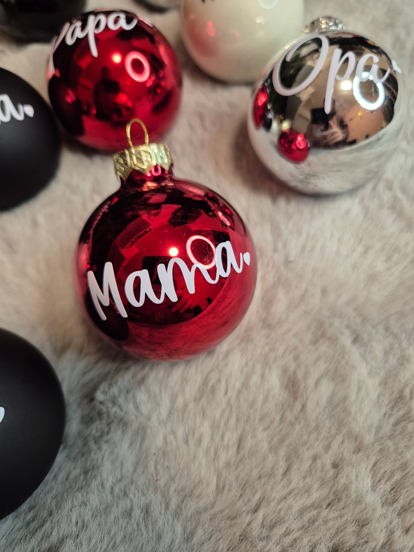 Weihnachtskugeln Glas