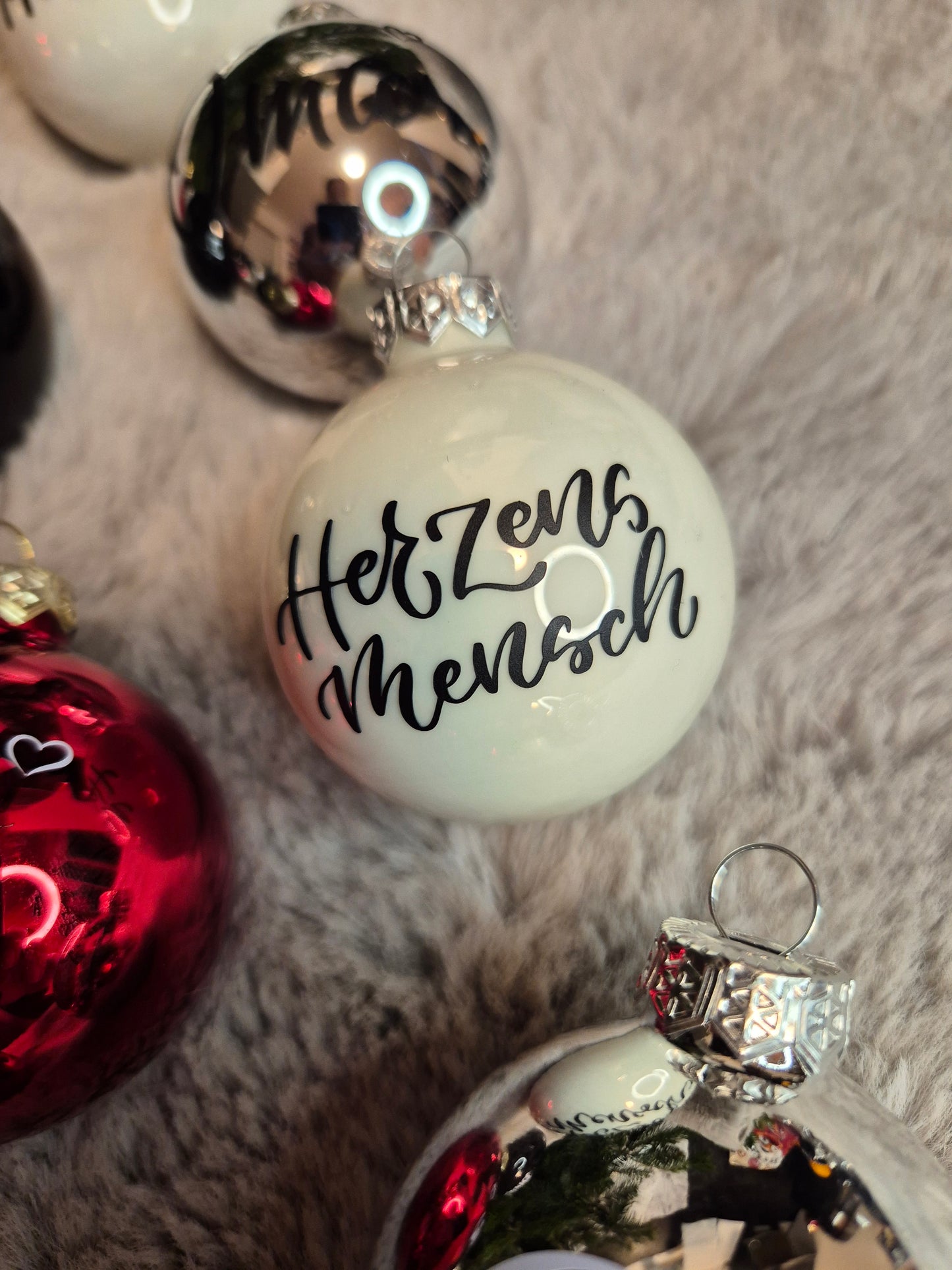 Weihnachtskugeln Glas