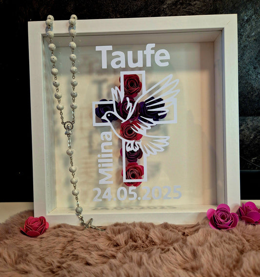 Blumenrahmen "Taufe"