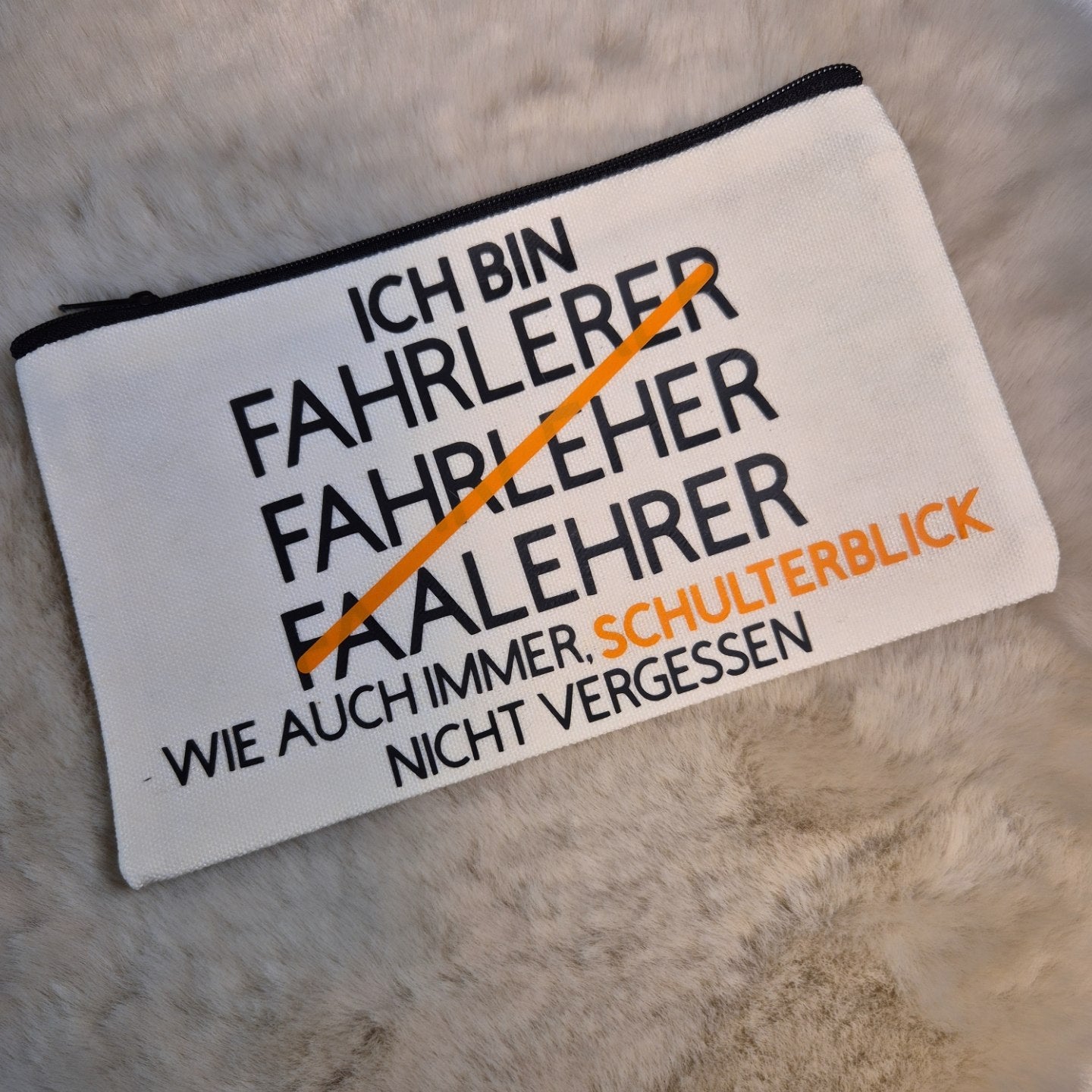Geschenkset für Fahrlehrer - Schlüsselanhänger und Stofftasche